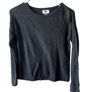 EUC Girls Old Navy Gray Crewneck Sweater sz L 10/12